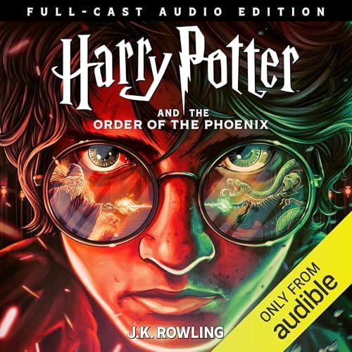 Harry Potter and the Order of the Phoenix Audiobook Cover