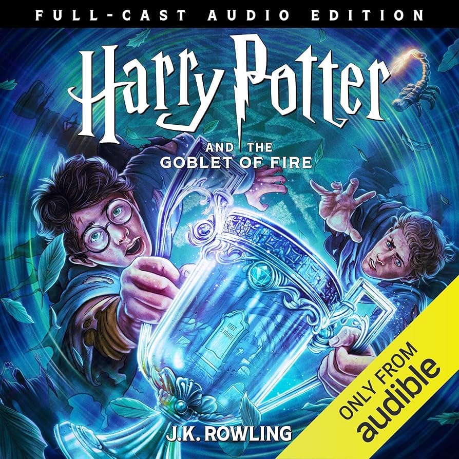 Harry Potter and the Goblet of Fire audiobook cover